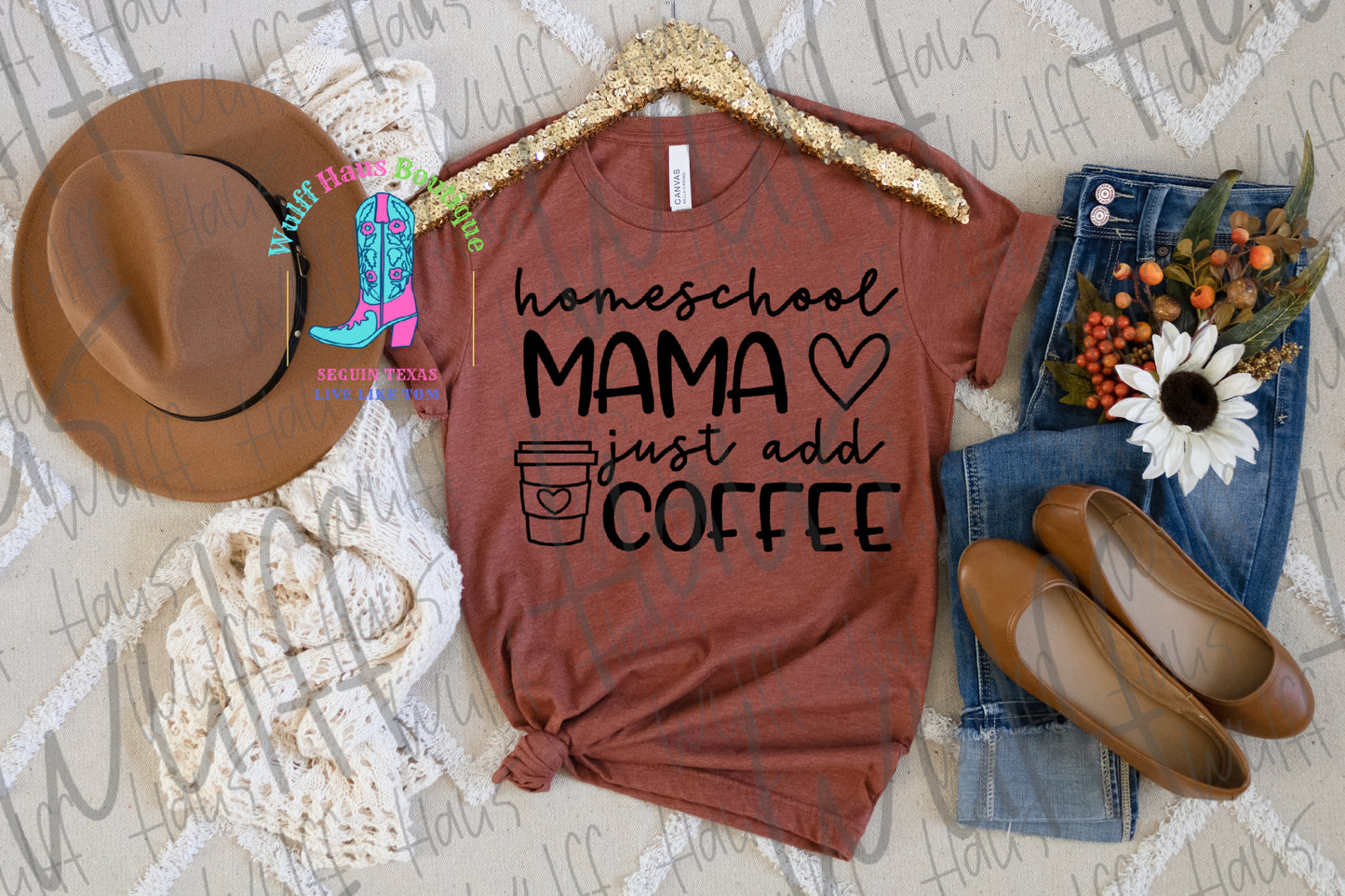 Homeschool mama add coffee | tee