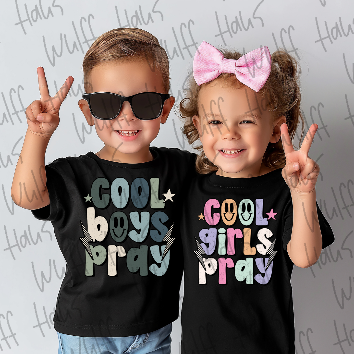 Cool boys pray / cool girls pray| tee