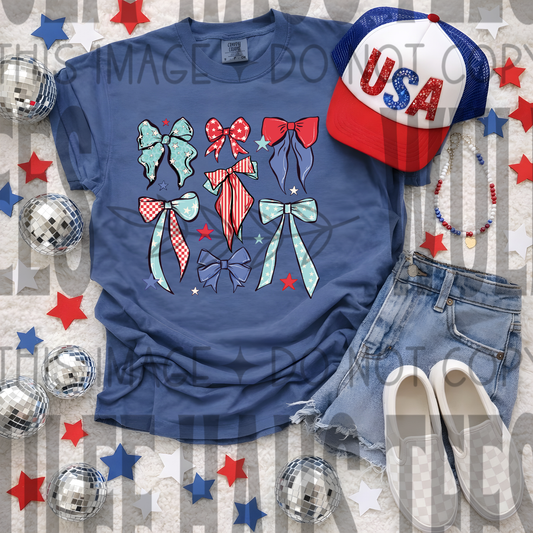 Patriotic bows |tee