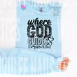 Where God Guides,He provides | crewneck