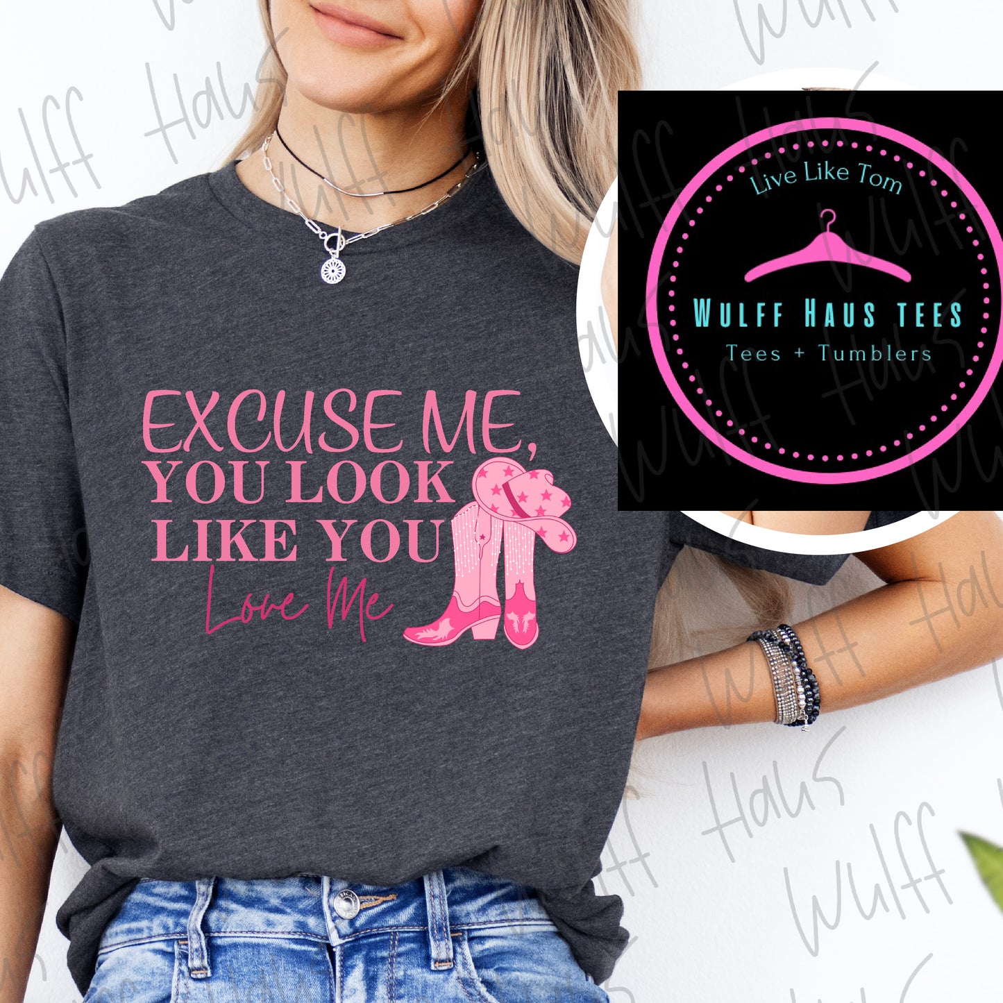 Excuse me you look like you love me | tee