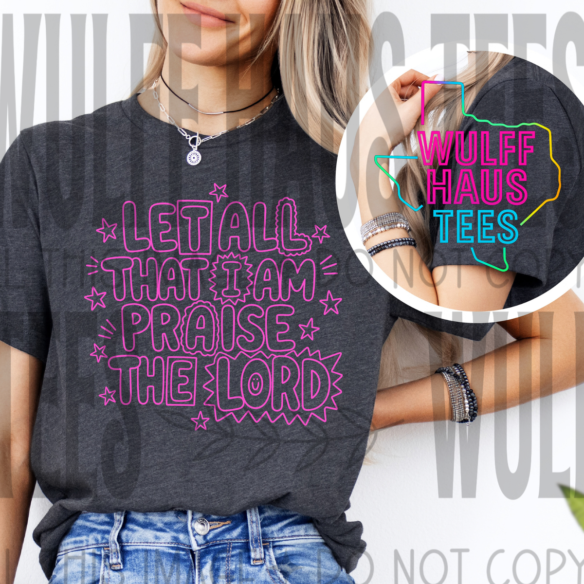 let all that I am Praise the Lord | Gildan softstyle  | tee