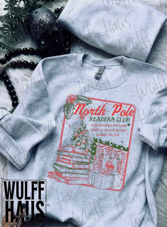 North Pole readers club | crewneck