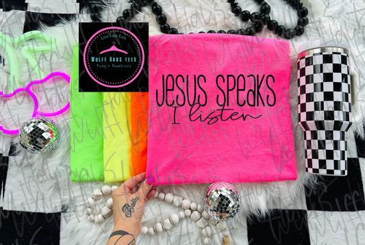 𝙹𝚎𝚜𝚞𝚜 𝚂𝚙𝚎𝚊𝚔𝚜 𝙸 𝚕𝚒𝚜𝚝𝚎𝚗 | Tee