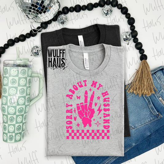 𝚂𝚘𝚛𝚛𝚢 𝚊𝚋𝚘𝚞𝚝 𝚖𝚢 𝚑𝚞𝚜𝚋𝚊𝚗𝚍 | tee