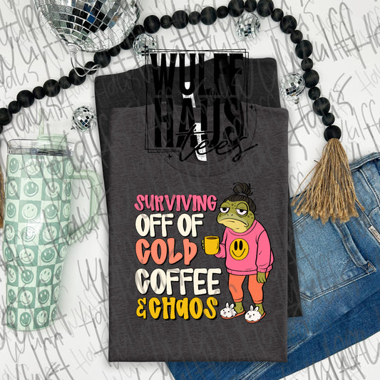 Surviving off cold coffee | tee