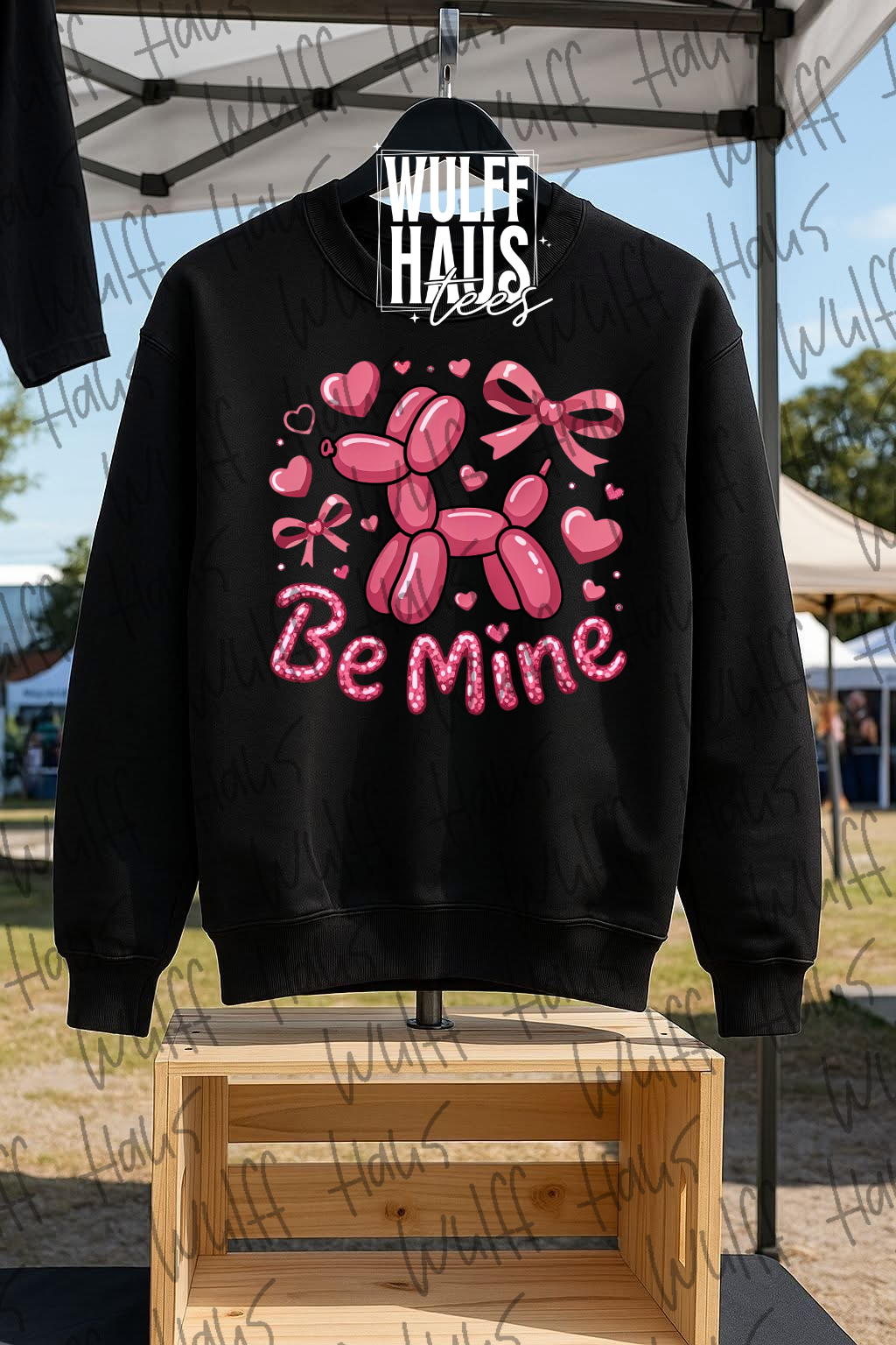be mine balloon dog  | Crewneck